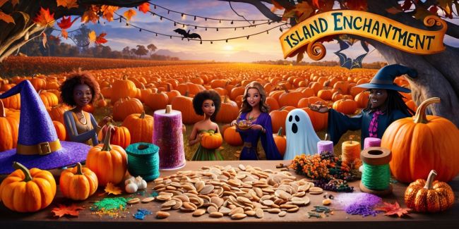 Island Enchantment: From Pumpkin Seeds to Spooky Crafting Celebrations