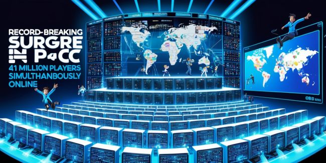 Record-Breaking Surge: Over 41 Million Players Simultaneously Online in PC Gaming