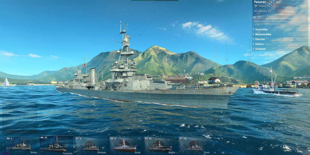 World of Warships gameplay